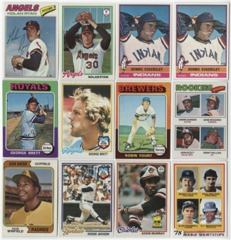 1974-1978 Topps Baseball Complete Sets Collection (5)